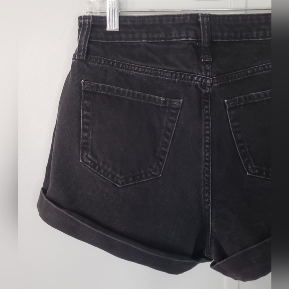 Wild Fable Black Highest Rise Mom Shorts - Picture 6 of 11